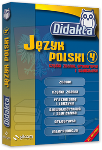 Ilustracja Didakta - Język polski 4 - Części zdania, ortografia i stylistyka - multilicencja dla 60 stanowisk