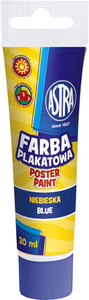 Ilustracja Astra Farba Plakatowa Tuba 30 ml - Niebieska 83110905