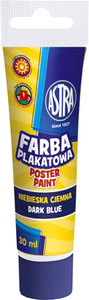 Ilustracja Astra Farba Plakatowa Tuba 30 ml - Ciemna Niebieska 83110914