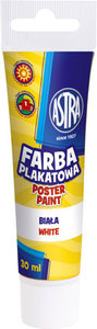 Ilustracja Astra Farba Plakatowa Tuba 30 ml - Biała 83110904