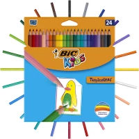 Ilustracja Bic Kredki Heksagonalne Tropicolors 24 Kolory 022510