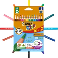 Ilustracja Bic Kredki Ecolutions Evolution Triangle 12 Kolorów 214842