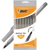 Ilustracja Bic Długopis Round Stic Classic 8 Sztuk Czarny 399303