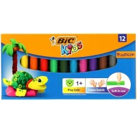 Ilustracja produktu Bic Plastelina 12 Kolorów 485495