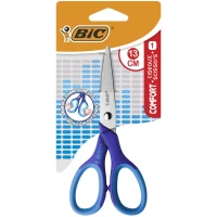Ilustracja produktu Bic Nożyczki 13 cm Comfort Niebieskie 378667