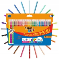 Ilustracja produktu Bic Kids Couleur Flamastry 24 Kolory 356320