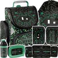 Ilustracja produktu Paso Zestaw Szkolny 5el. Arcade Game Tornister PP24MC-525 + Piórnik PP24MC-P001BW + Worek PP24MC-712
