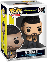 Ilustracja Funko POP Games: Cyberpunk 2077 - V-Male