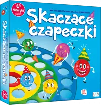 Ilustracja Kukuryku Gra Skaczące Czapeczki