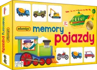 Ilustracja produktu Adamigo Gra Memory Mini Pojazdy