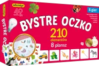 Ilustracja Adamigo Gra Bystre Oczko 210 el.