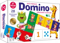 Ilustracja produktu Kukuryku Gra Domino Obrazkowe i Klasyczne