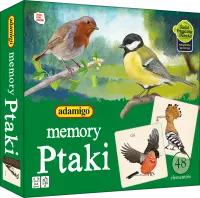 Ilustracja produktu Adamigo Gra Memory Ptaki