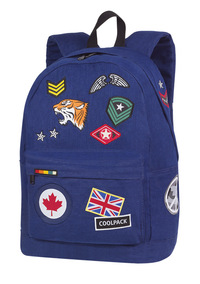 Ilustracja CoolPack Cross Plecak Szkolny Badges Navy 89630CP