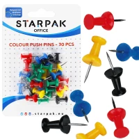 Ilustracja produktu STARPAK Kołki Tablicowe Kolorowe 30 sztuk 149882