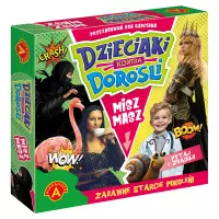 Ilustracja Alexander Gra Dzieciaki Kontra Dorośli - Misz Masz