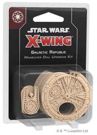 Ilustracja Star Wars: X-Wing - Galactic Republic Maneuver Dial Upgrade Kit (druga edycja)