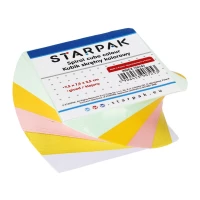 Ilustracja Starpak Kubik Skrętny 75x75x35 Kolorowy 154143