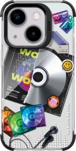 Ilustracja produktu LAUT Pop Retro Music - obudowa ochronna do iPhone 13/14/15 (retro music)