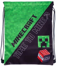 Ilustracja Astra Minecraft Plecak Worek Szkolny Na Sznurkach Time to Mine