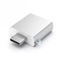 Ilustracja Satechi Aluminium Hub - Aluminiowy Adapter USB-C do USB 3.0 Silver
