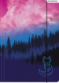 Ilustracja produktu Starpak Ombre Lisek Teczka z Gumką A4 491060