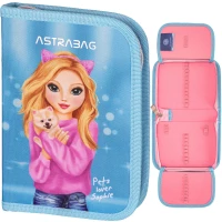 Ilustracja produktu AstraBag Piórnik AC1 Pojedynczy Dwuklapkowy bez Wyposażenia Top Teens Sofi 503022060