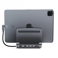 Ilustracja produktu Satechi Aluminum Stand Hub - Aluminiowa Podstawka z Hub do iPad Pro Space Gray