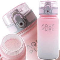 Ilustracja Astra Aqua Pure Bidon 400ml Różowo-Szary 511023001