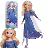Ilustracja Mattel Lalka Frozen Łyżwiarka Elsa JBG53 
