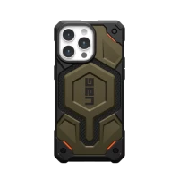 Ilustracja produktu UAG Monarch Pro - obudowa ochronna do iPhone 15 Pro Max kompatybilna z MagSafe (kevlar element green)