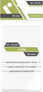 Ilustracja Rebel  Koszulki na karty (65x110 mm) "Basilisk" 100 sztuk