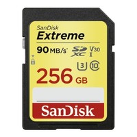 Ilustracja SanDisk Secure Digital (SDXC) 256 GB Extreme 90MB/s· V30 C10 UHS-I U3