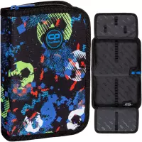 Ilustracja produktu Coolpack Clipper Piórnik Dwuklapkowy Bez Wyposażenia Football Blue D076336