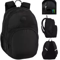 Ilustracja produktu CoolPack Rider Plecak Szkolny Młodzieżowy Black F109957