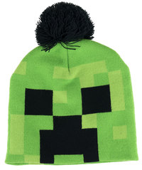 Ilustracja Astra Minecraft Czapka Zimowa Creeper Zielona M/L