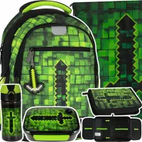 Ilustracja produktu Starpak Zestaw Szkolny 5el. Pixel Plecak 550865 + Piórnik 550996 + Worek 550835