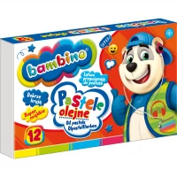 Ilustracja produktu Bambino Pastele Olejne 12 Kolorów 003110