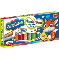 Ilustracja produktu Bambino Plastelina 12 Kolorów 001710