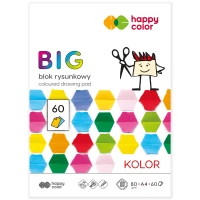 Ilustracja produktu Happy Color Blok Rysunkowy Kolorowy A4 60 Kartek 80g 008931