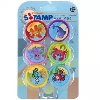 Ilustracja produktu  Mega Creative Stemple Plastikowe Zwierzątka 6szt 547453