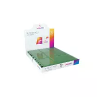 Ilustracja produktu Gamegenic: 18-Pocket Pages Sideloading - Koszulki do Segregatora - Green (50 szt)