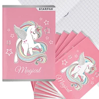 Ilustracja STARPAK Zeszyt A5 W Kratkę 16 kartek Unicorn 479727