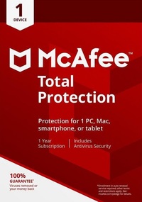 Ilustracja McAfee Total Protection 2019 (1 użytkownik, 12 miesięcy) - BOX