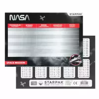 Ilustracja produktu Starpak Plan Lekcji z Tabliczką Mnożenia A5 Nasa 560064