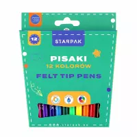 Ilustracja Starpak Pisaki 12 Kolorów 569659