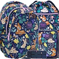 Ilustracja produktu Coolpack Zestaw Szkolny Oh My Deer 3el. Plecak Jerry F029664 + Piórnik F076664 + Worek F070664