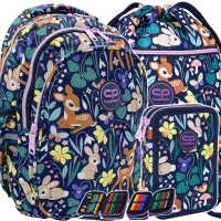 Ilustracja produktu Coolpack Zestaw Szkolny Oh My Deer 3el. Plecak Jerry F029664 + Piórnik F066664 + Worek F070664