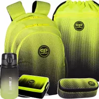 Ilustracja produktu CoolPack Zestaw Szkolny Gradient Lemon 5el. Plecak Jerry E29510/F + Piórnik E62510 + Worek E70510