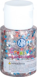Ilustracja Astra Creativo Klej Brokatowy Z Confetti 40 ml 332114002 Srebrny